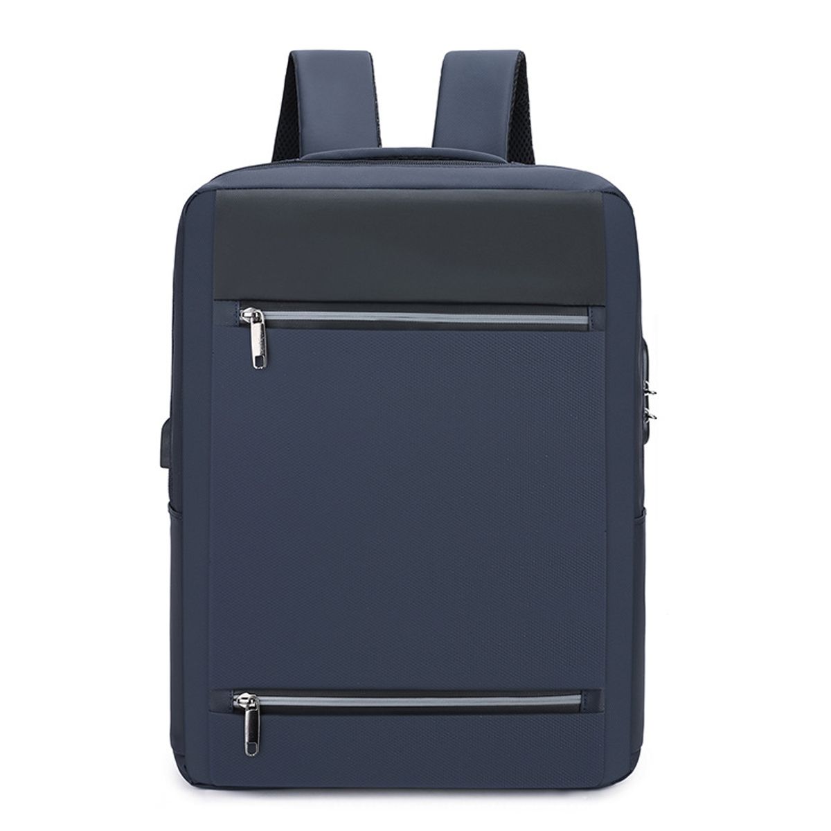 GENERICO - Mochila para hombre con doble cierre oxford impermeable antirrobo