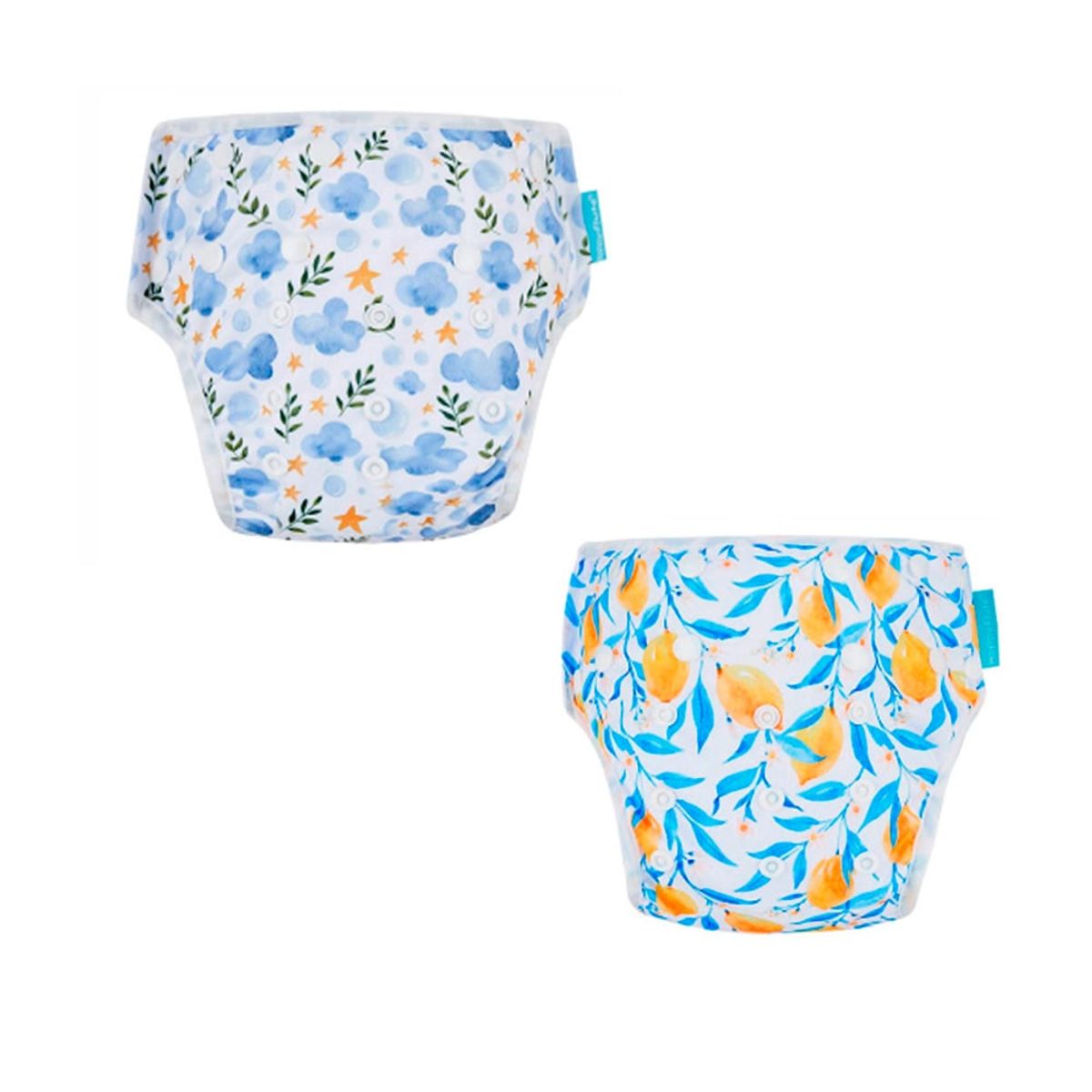 GENERICO - Pañal de Natación Piscina Happy Flute Unitalla Pack x 2 Unid