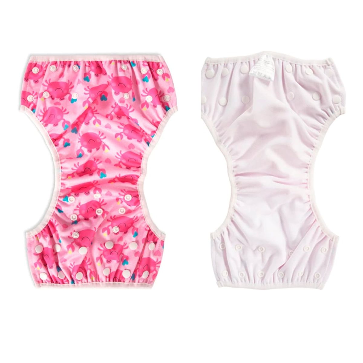 GENERICO - Pañal de Natación Piscina Happy Flute Unitalla Pack x 2 Unid