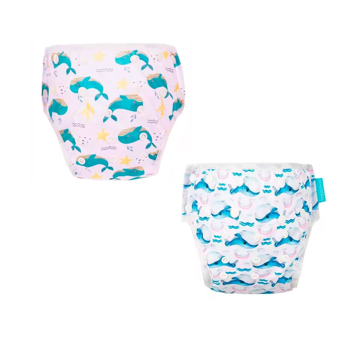 GENERICO - Pañal de Natación Piscina Happy Flute Unitalla Pack x 2 Unid