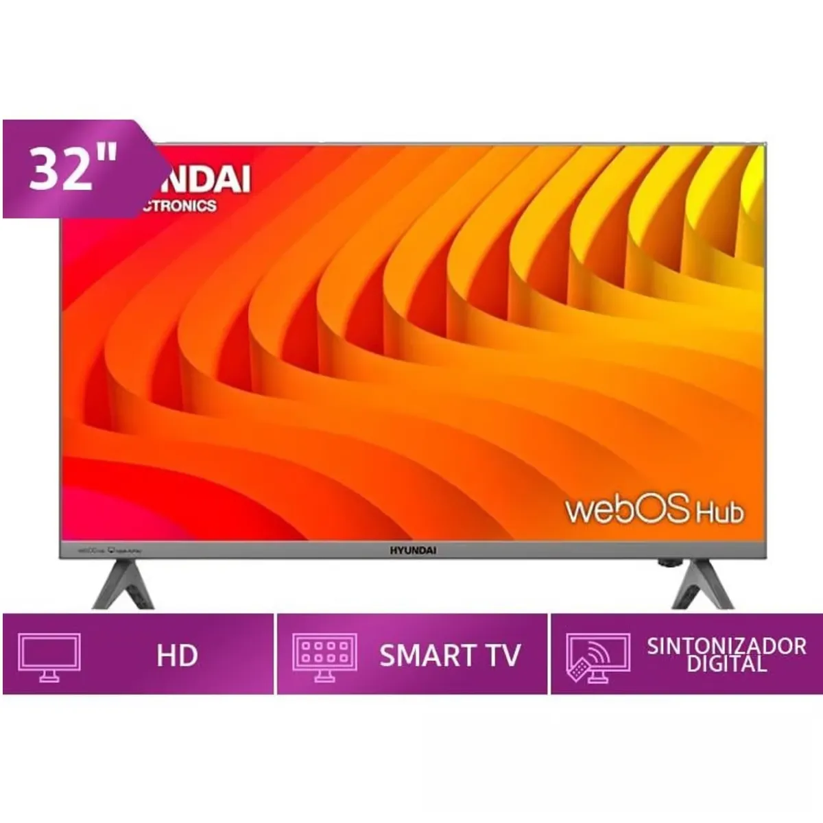 HYUNDAI - Televisor Hyundai 32 HD Smart TV HYLED3256WiM Led