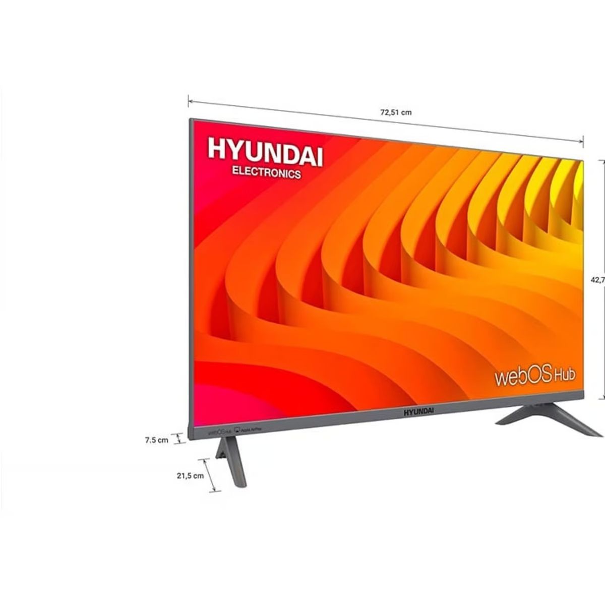 HYUNDAI - Televisor Hyundai 32 HD Smart TV HYLED3256WiM Led