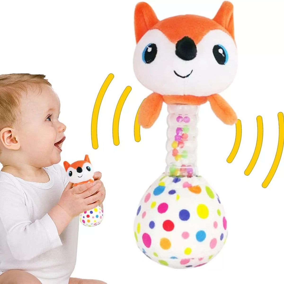 GENERICO - Sonaja Peluche Colors Dear Friend - Naranja