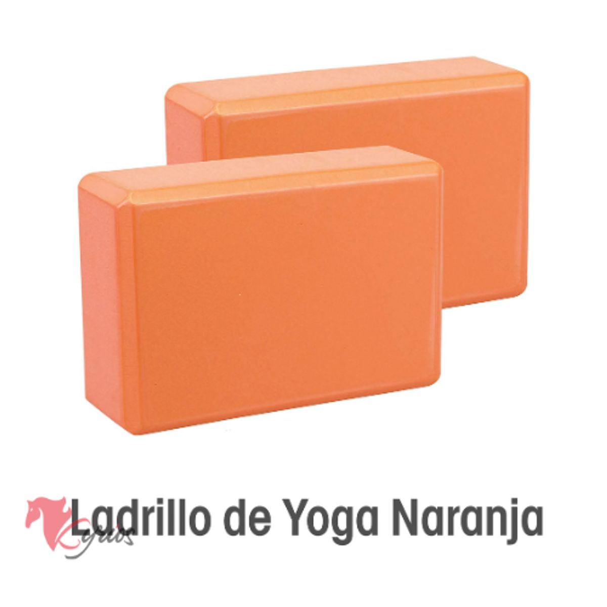 NO LOGO - Ladrillo De Yoga Color Naranja 1 UND