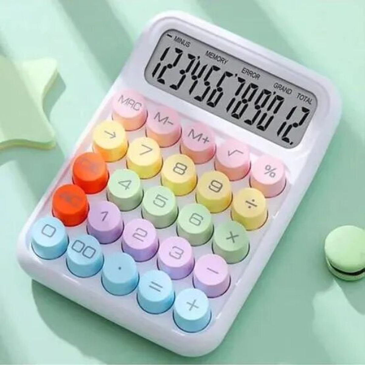 GENERICO - CALCULADORA COLORES RZ-817 BLANCO