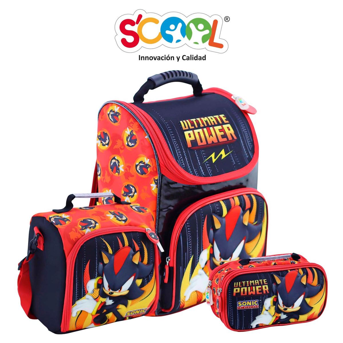 SCOOL - SET MOCHILA PICK SCOOL MAGIC 3D PILLOW SHADOW