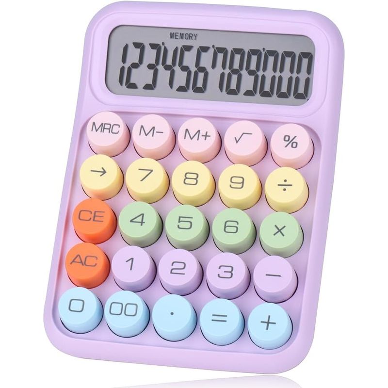 GENERICO - CALCULADORA COLORES RZ-817 LILA