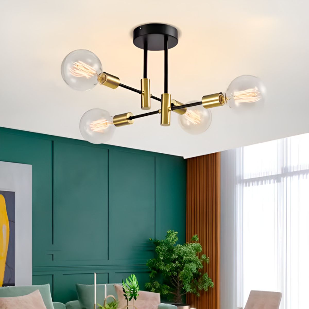 GENERICO - Lámpara De Techo Vintage Summer