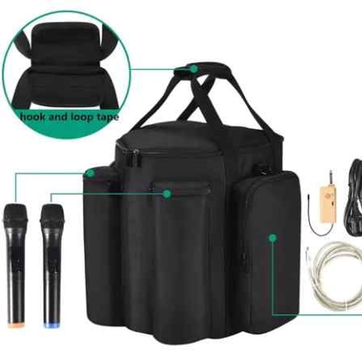 GENERICO - Estuche mochila bolso de poliéster compatible con BOSE S1 PRO PLUS