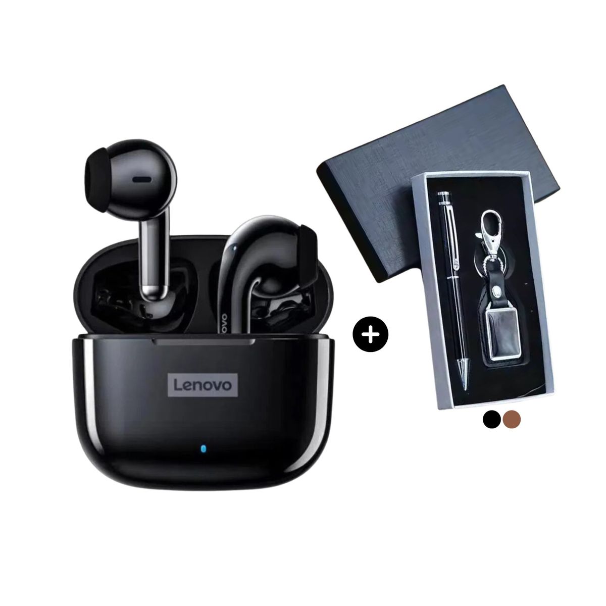 LENOVO - Audífonos Bluetooth Lenovo LP40 Pro + Set Ejecutivo de Regalo