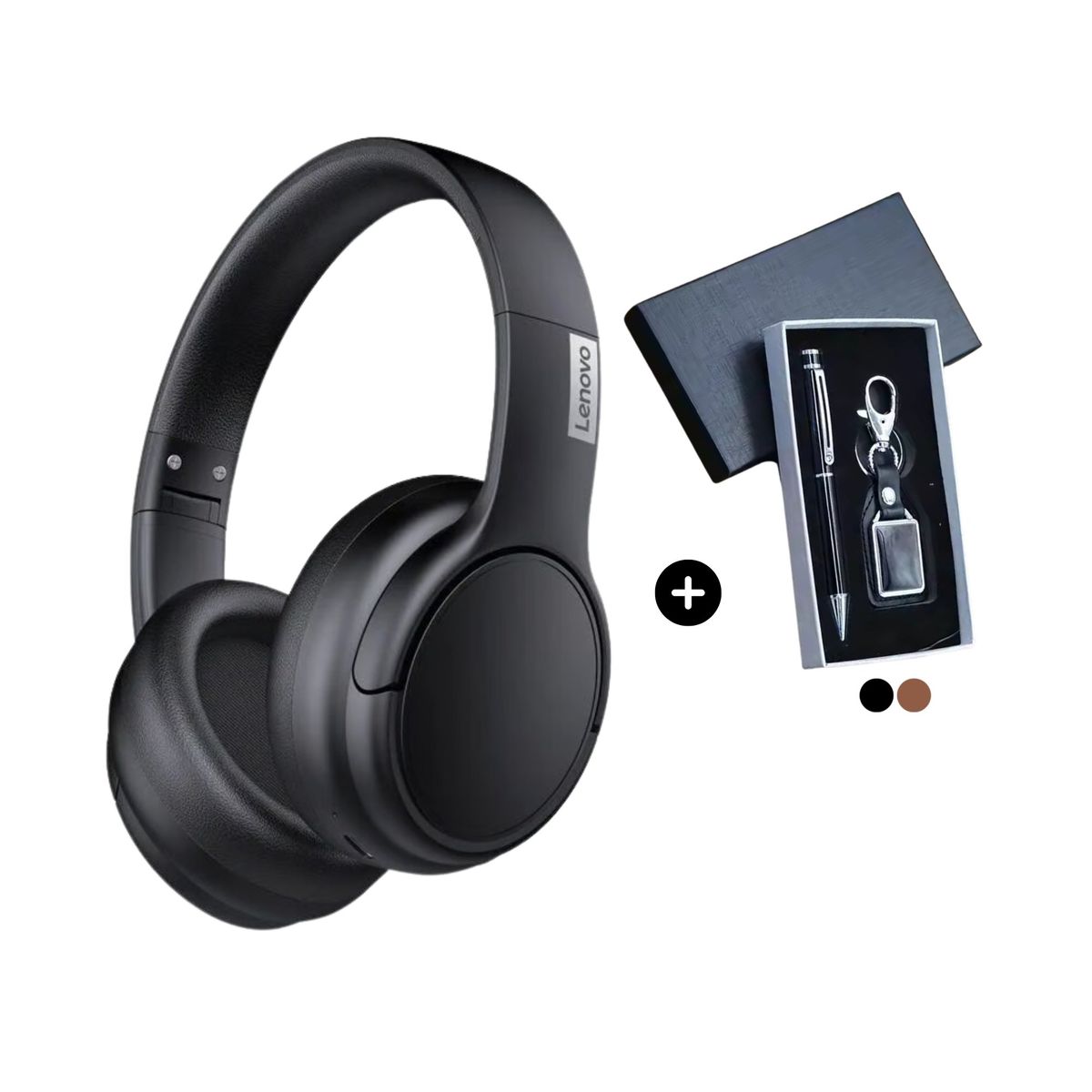 LENOVO - Audifonos Bluetooth TH30 Over ear + Set Ejecutivo de regalo