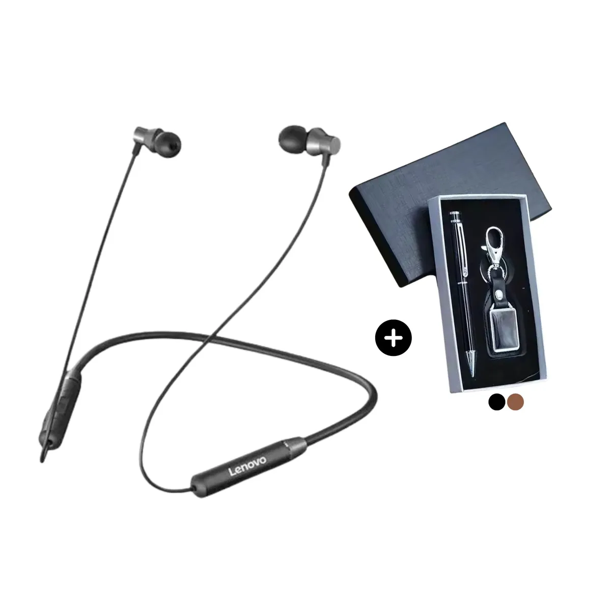 LENOVO - Audifonos Bluetooth Lenovo HE05 + Set Ejecutivo de regalo
