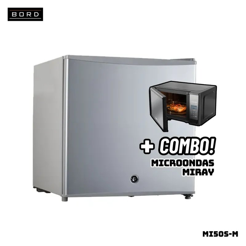 BORD - FRIGOBAR BORD 50 L SILVER - MI50S-M + MICROONDAS MIRAY HMM-20N