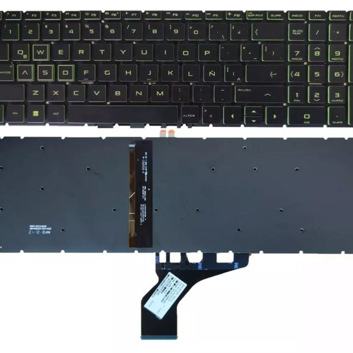 DISEÑO ORIGINAL - Teclado Hp Pavilion Gaming 15-dk 15t-dk 15-cx 15t-cx 15-ec