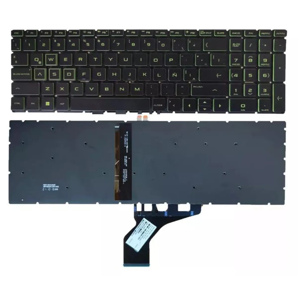 DISEÑO ORIGINAL - Teclado Hp Pavilion Gaming 15-dk 15t-dk 15-cx 15t-cx 15-ec