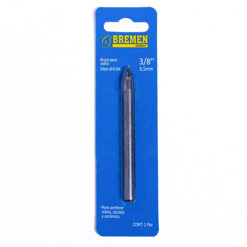 BREMEN - Broca Para Vidrio y Ceramicos Bremen 3/8"  - Gris