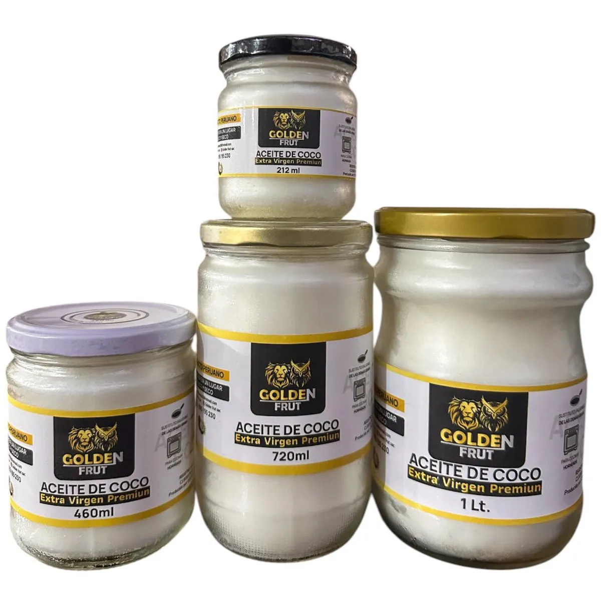 GENERICO - Aceite de Coco Extra Virgen Prensado al Frio 212ml