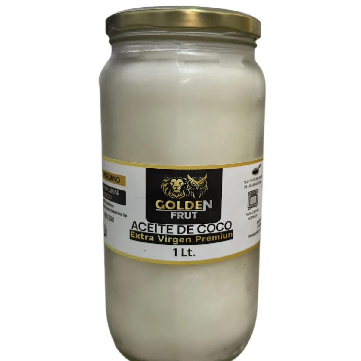 GENERICO - Aceite de Coco Extra Virgen Prensado al Frio 1lt