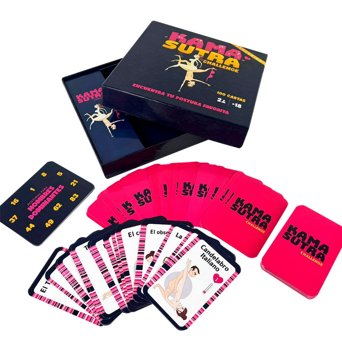 GENERICO - Juego Erótico de Mesa Kama-Sutra Challenge Para Parejas
