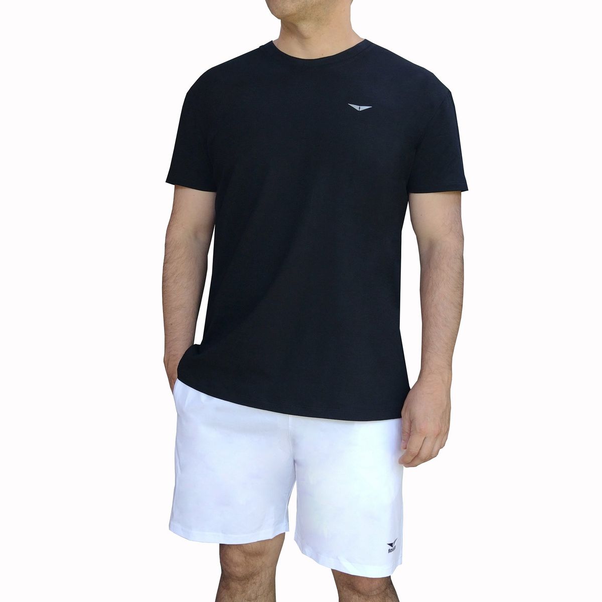 REVATI - Polo deportivo hombre algodón licrado