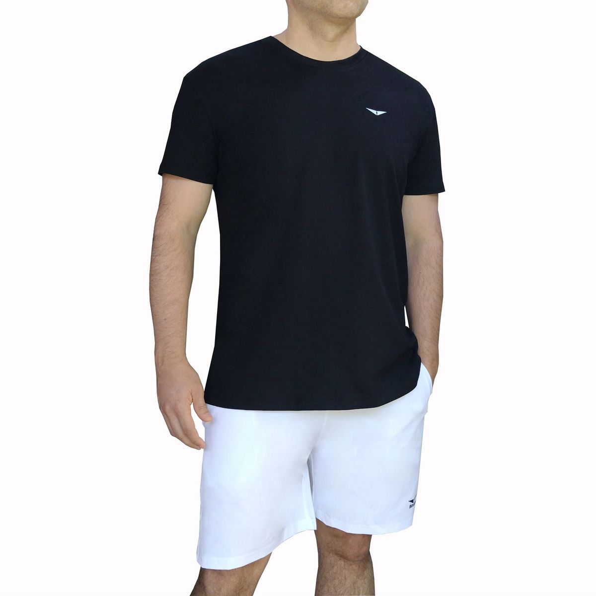 REVATI - Polo deportivo hombre algodón licrado