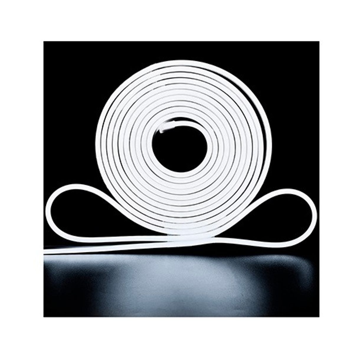 GENERICO - Luces Led Neon Tipo Manguera 5MTS Blanco 12v