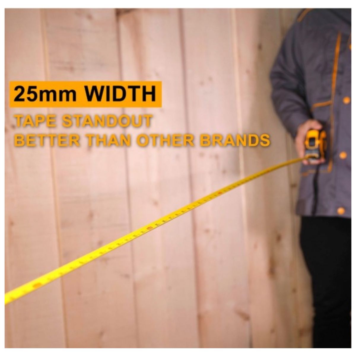 INGCO TOOLS - Wincha Cinta métrica 8m con gancho magnético INGCO