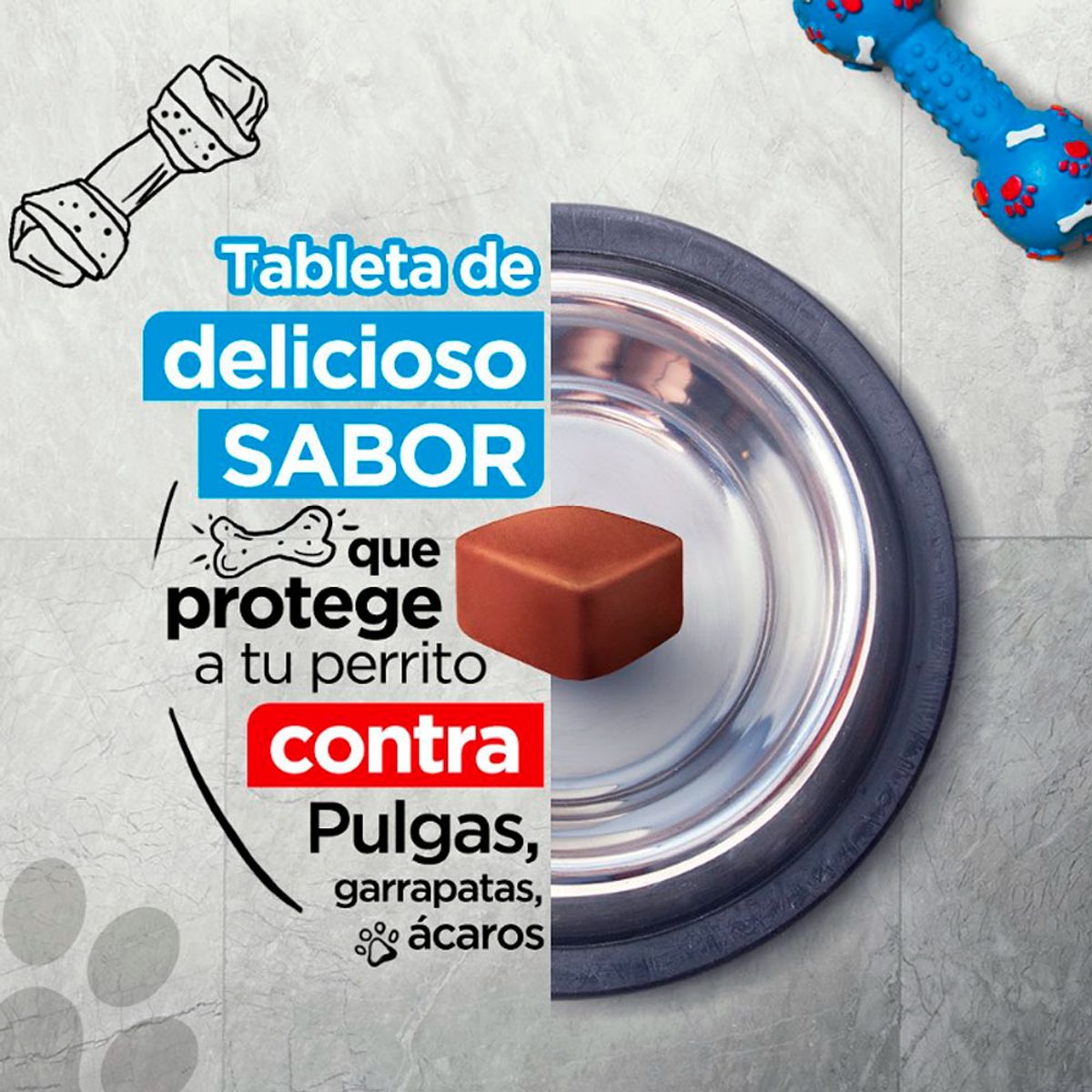 PROTEGGO - Pack x2 Antipulga Proteggo 3M para Perros de 4.5 - 10 kg