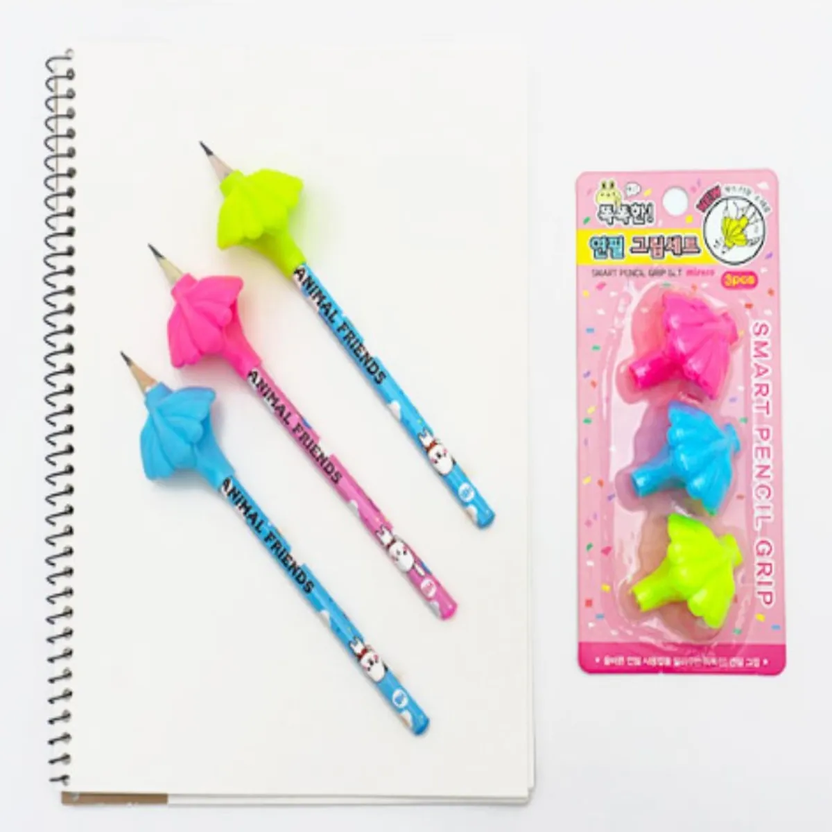 GENERICO - corrector de escritura de 3 dedos para niños 3pcs