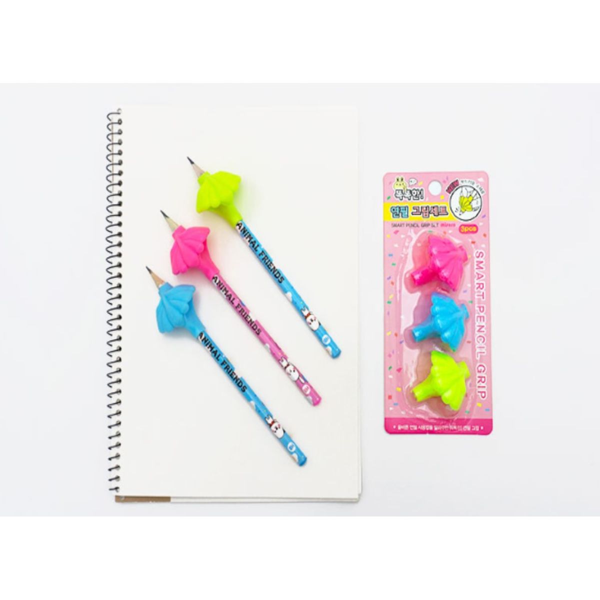 GENERICO - corrector de escritura de 3 dedos para niños 3pcs