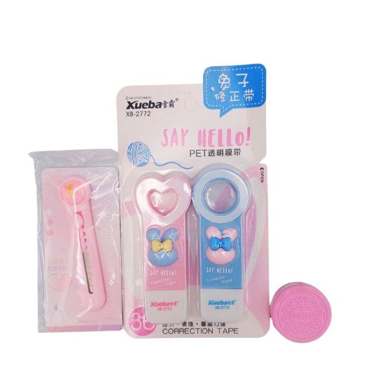 GENERICO - Pack Escolar infantil Kawaii 1