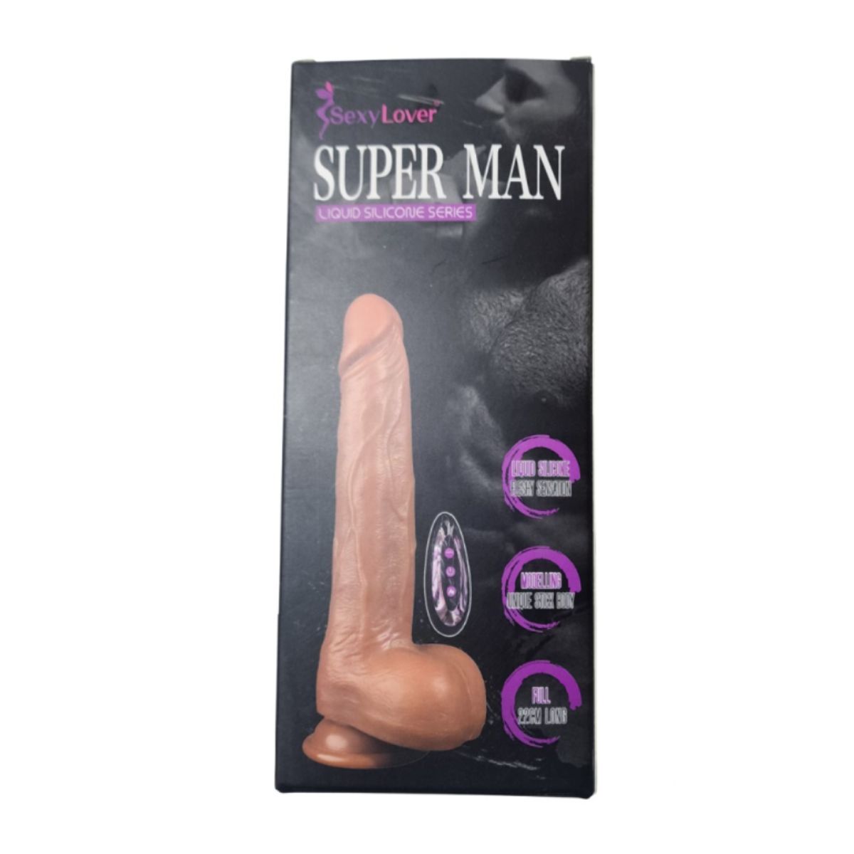 GENERICO - Dildo con vibrador y control 22cm x 4cm