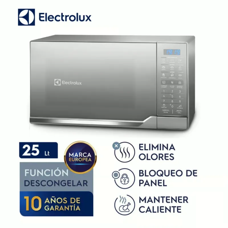 ELECTROLUX - Horno Microondas Electrolux EMDO25S2GSRUG 25L - Silver