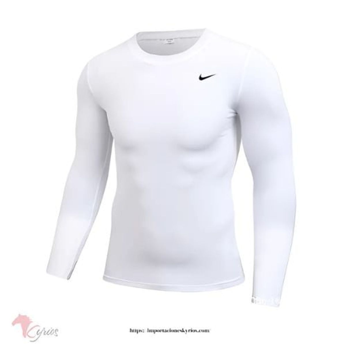 NO LOGO - Polo Manga Larga Tela Colombiana Con Tecnología De Compresión