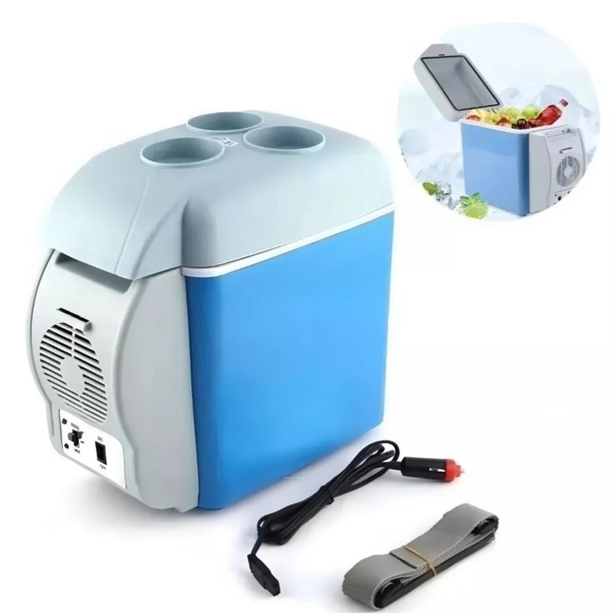 GENERICO - Cooler Portátil para Auto 7.5 L