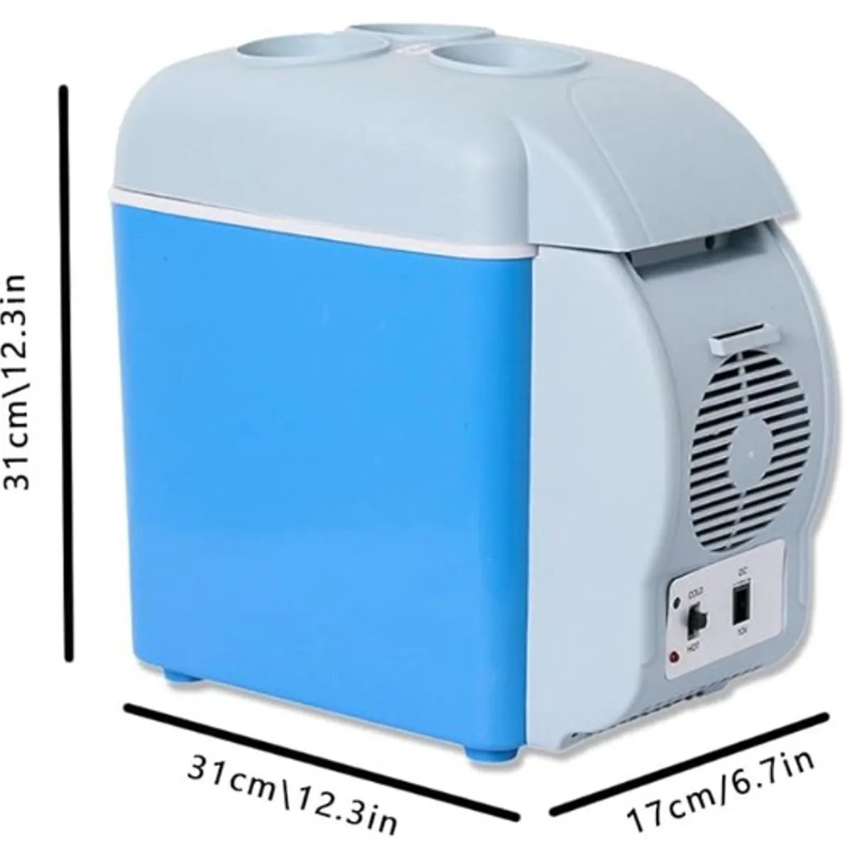 GENERICO - Cooler Portátil para Auto 7.5 L