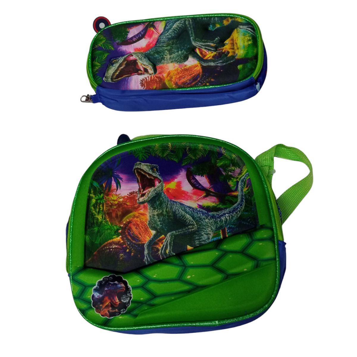 GENERICO - Juego de mochila 4pcs escolar con base de rueda y relieve 3D - Niños