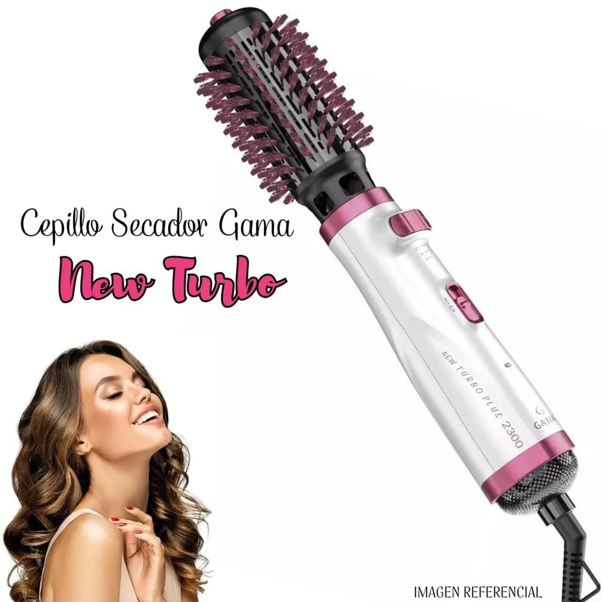 GAMA - Cepillo Secador Gama Modelador Rotatitvo New Turbo Plus 2300