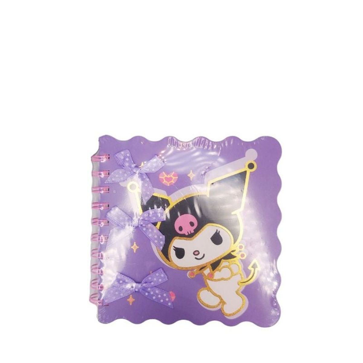 GENERICO - Pack Libreta + Lapicero de Gatito kawaii Morado