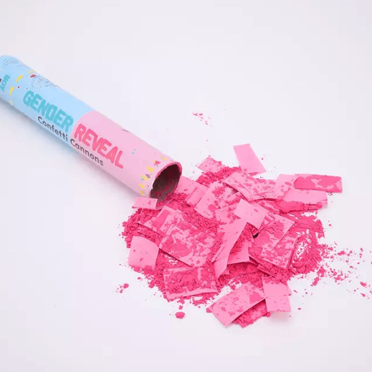 GENERICO - Confeti polvo para revelación de genero set x 2 unidades ROSADO