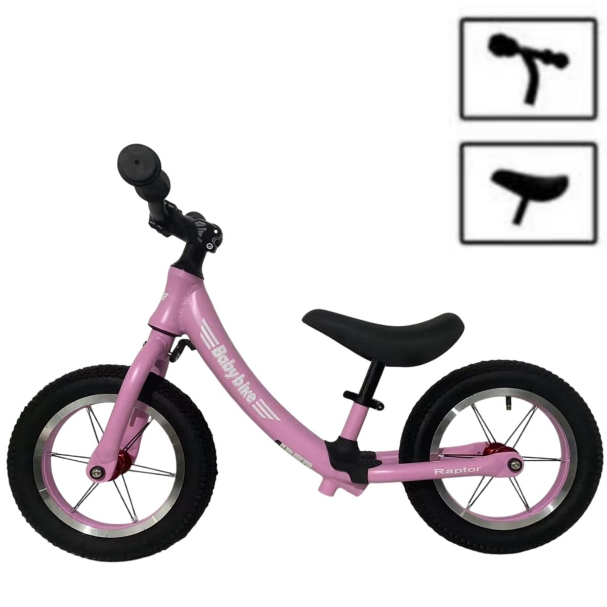 BABY - Bicicleta de Equilibrio sin Pedales para Niños ROSADO