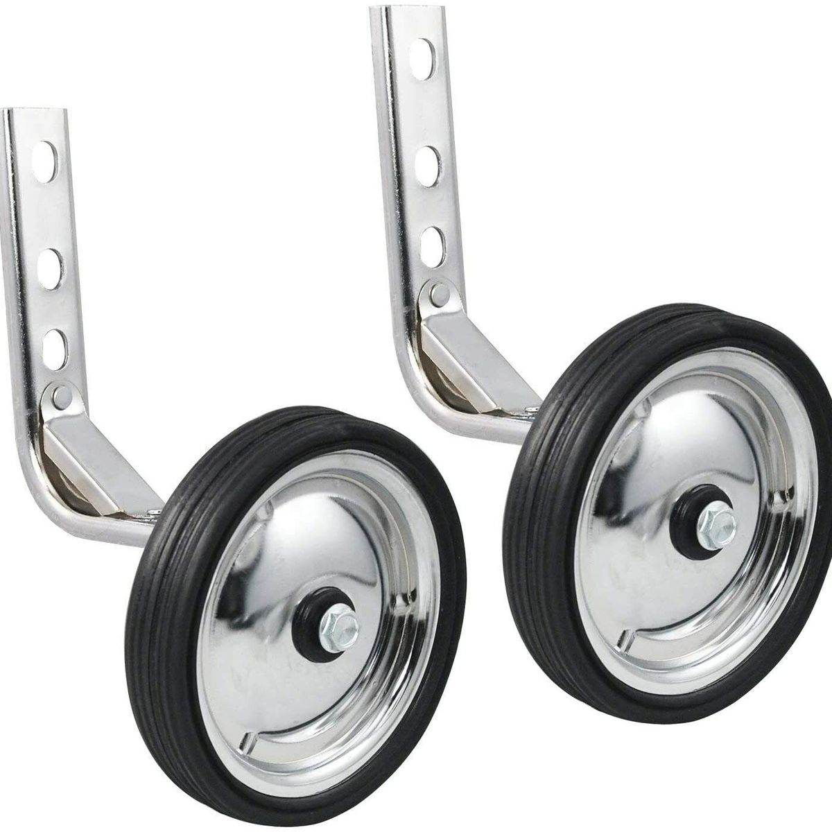 GENERICO - RUEDAS AUXILIARES DE APOYO PARA BICICLETA ARO 12-20