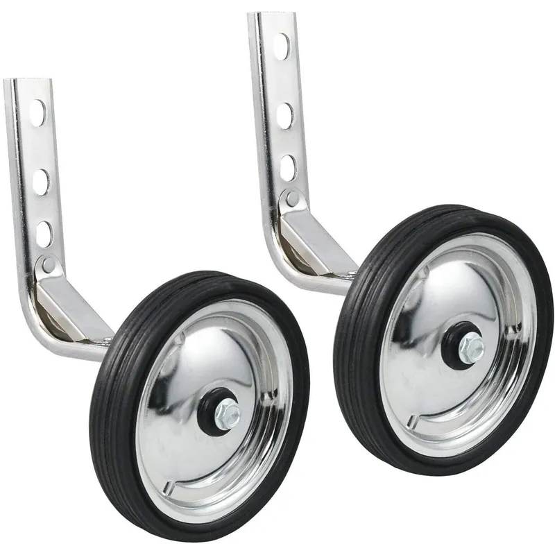 GENERICO - RUEDAS AUXILIARES DE APOYO PARA BICICLETA ARO 12-20