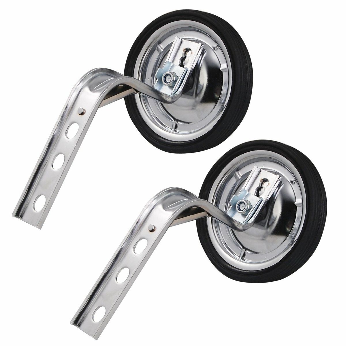 GENERICO - RUEDAS AUXILIARES DE APOYO PARA BICICLETA ARO 12-20