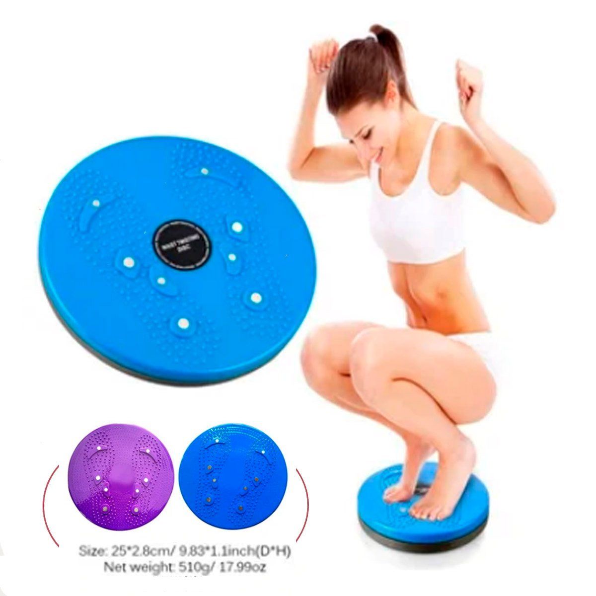 GENERICO - Disco Giratorio Para Torsión De Cintura Y Ejercitar Abdomen