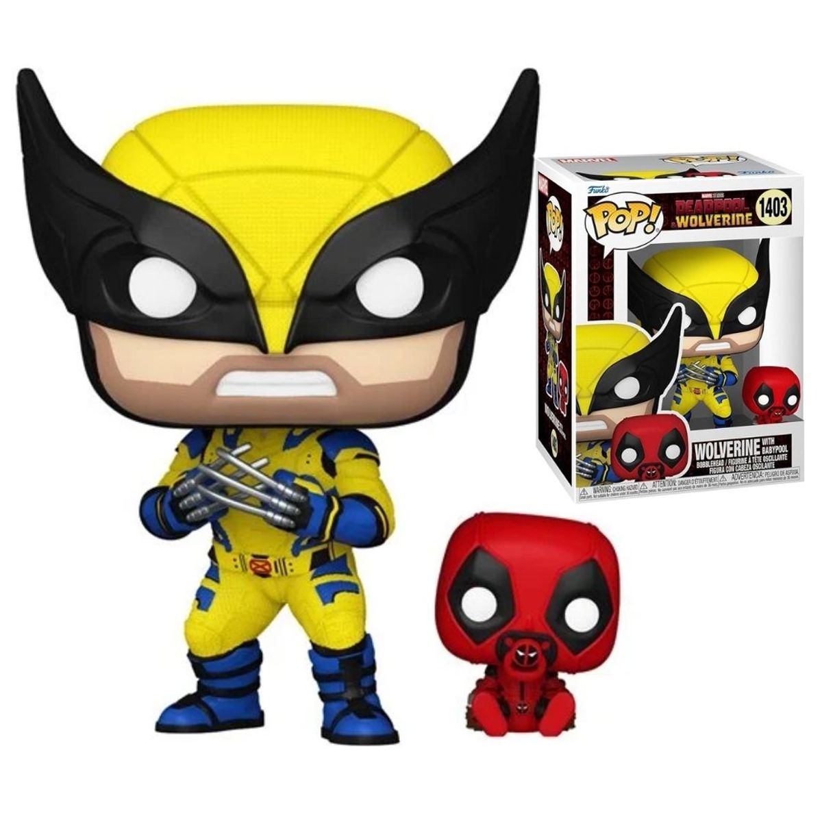 FUNKO - Funko Pop Deadpool & Wolverine - Wolverine con Bebe Deadpool