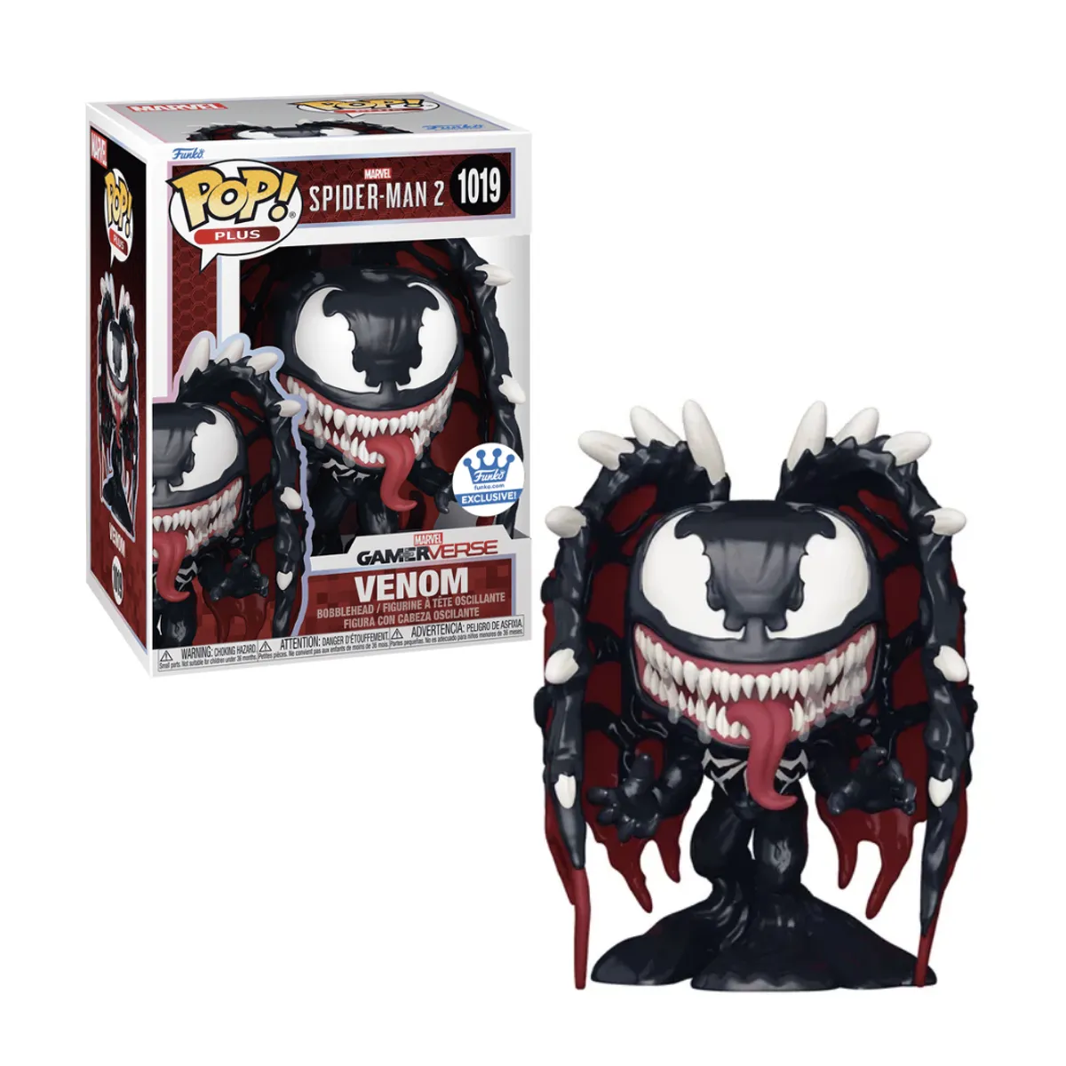 FUNKO - Venom Funko Pop 1019 PLUS Exclusivo Winged Spider man 2