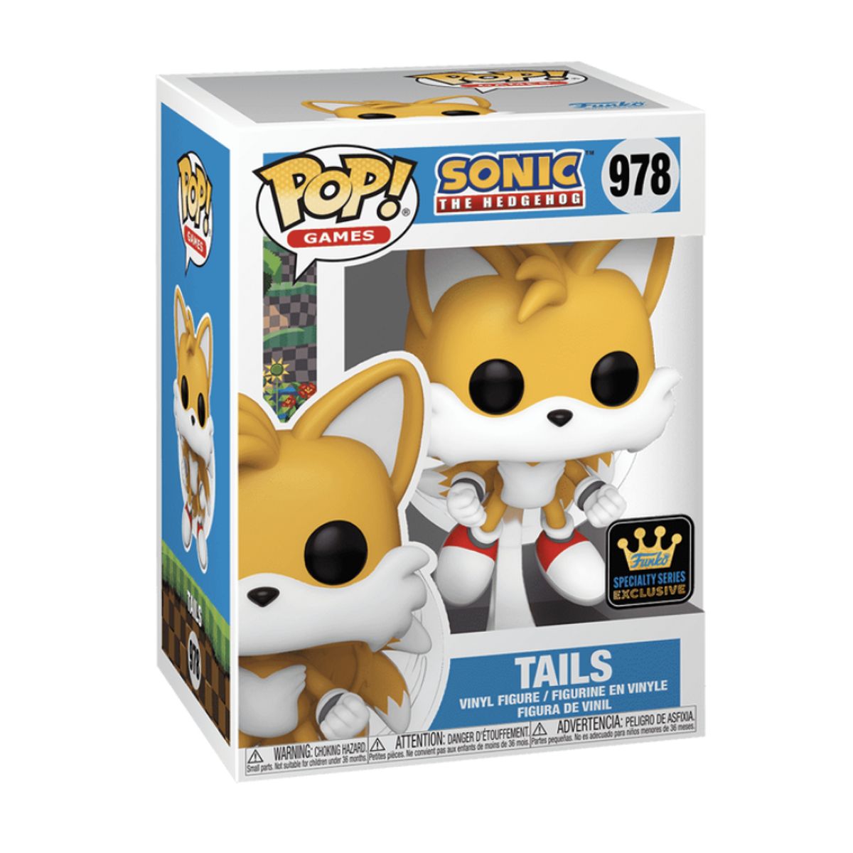FUNKO - Tails Funko Pop 978 Sonic the Hedgehog Exclusivo Original