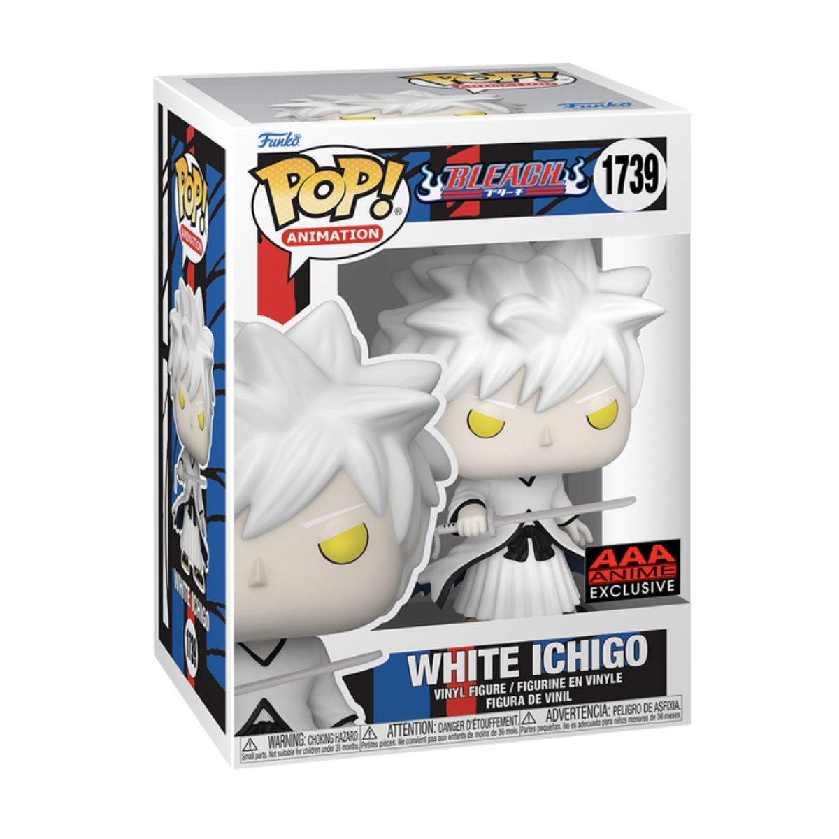 FUNKO - White Ichigo Funko Pop 1739 Bleach Exclusivo AAA Original