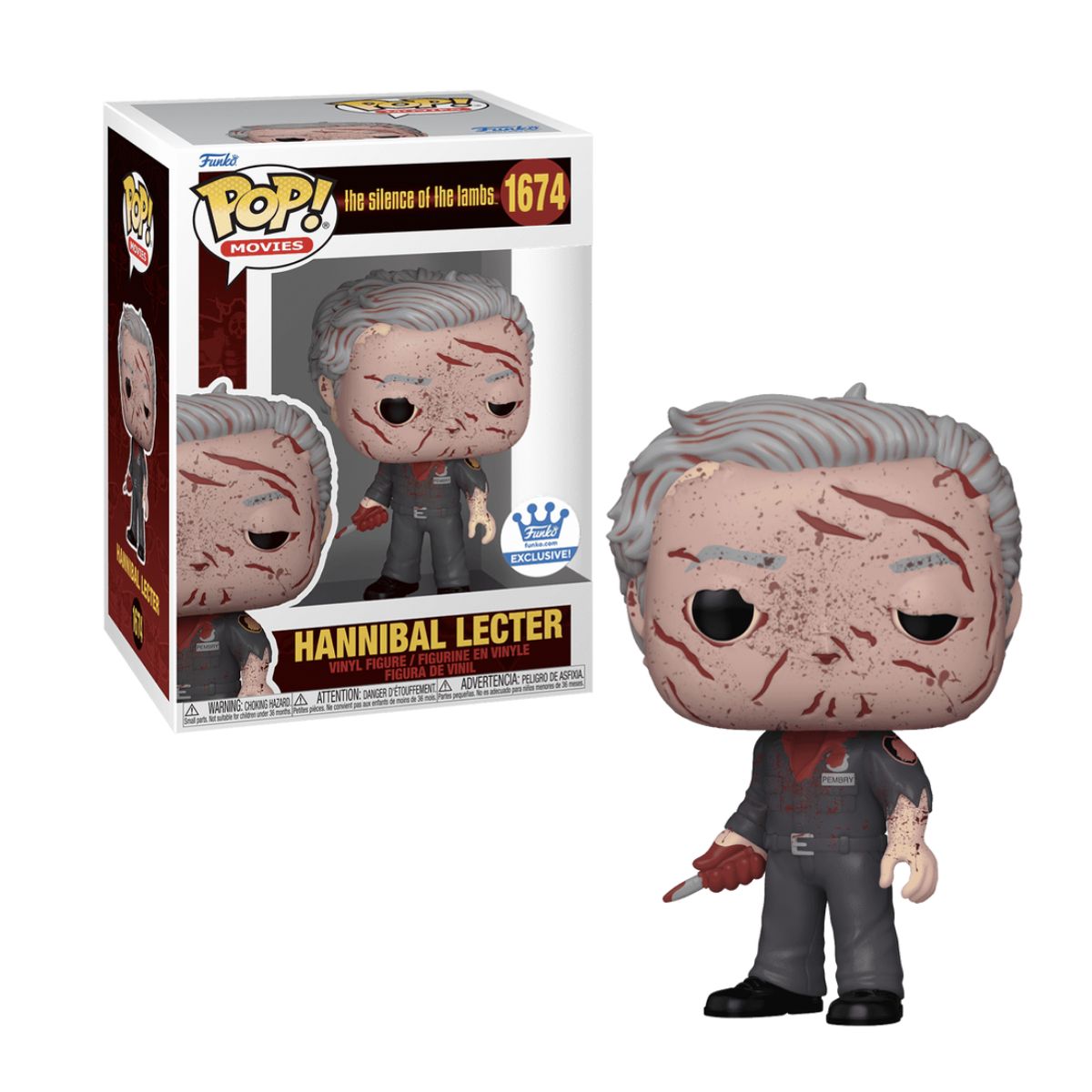 FUNKO - Hannibal Lecter Funko Pop 1674 Silencio de los Inocentes Exc